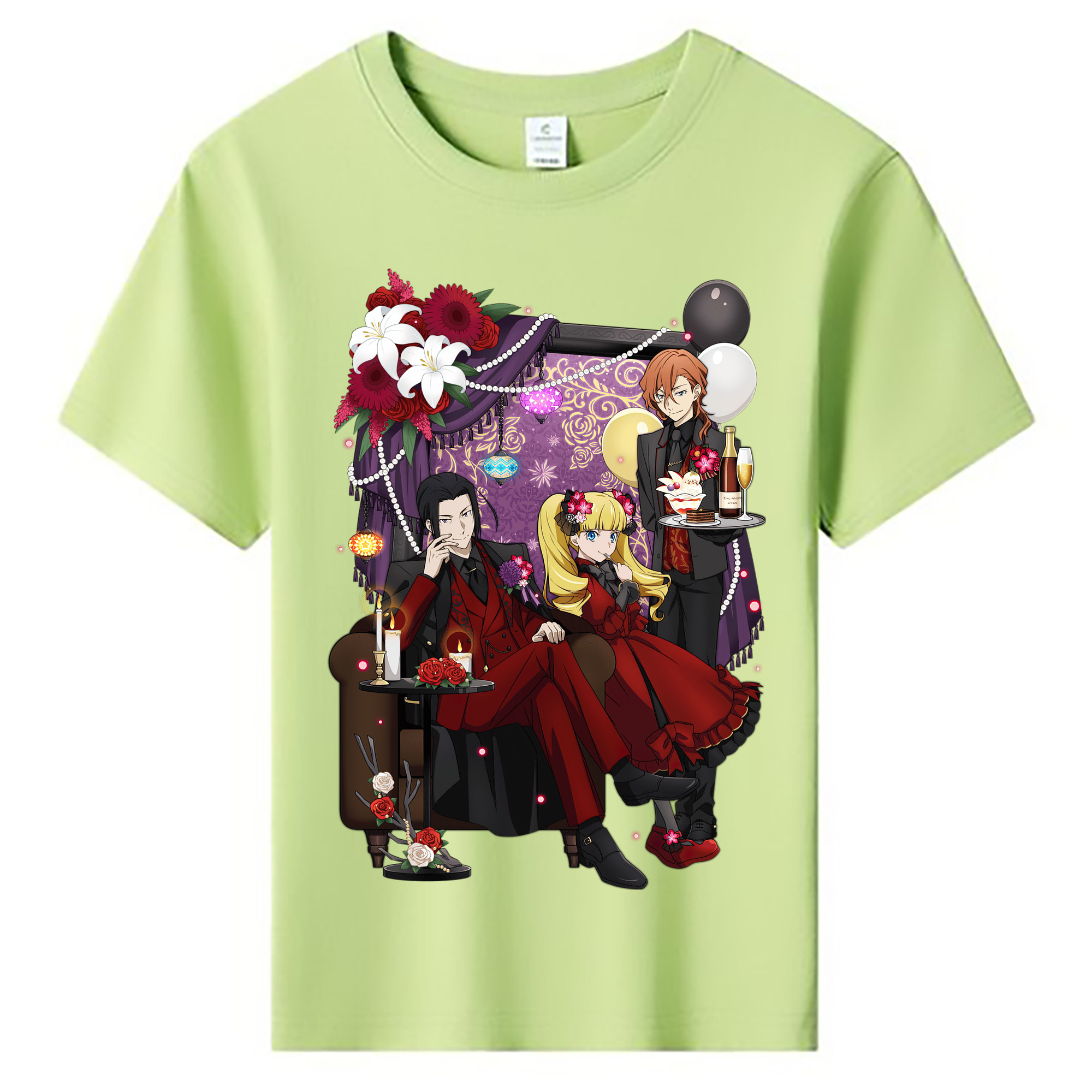 （画像用） 文豪ストレイドッグス Bungo Stray Dogs 綿100％キッズTシャツ（フロントプリント）